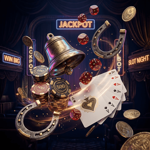 High-end digital casino interface with golden elements